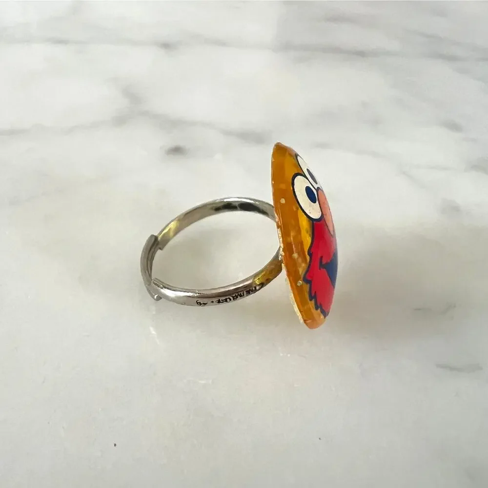 Vintage Elmo Kidcore Adjustable Ring